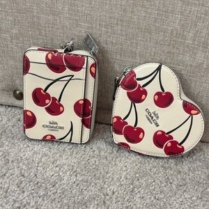 Coach cherry 🍒 Wallet & coin purse 👛